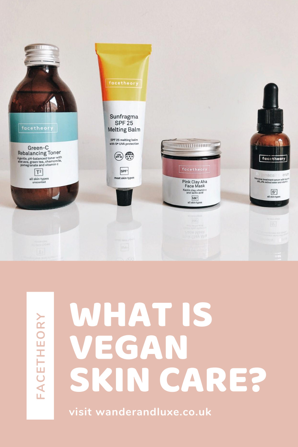 vegan skin care facetheory